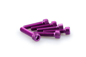 Šrouby PUIG ANODIZED 0500L fialová M8 x 35mm (6ks)