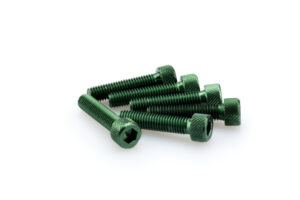Šrouby PUIG ANODIZED 0500V zelená M8 x 35mm (6ks)