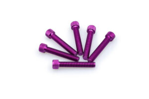Šrouby PUIG ANODIZED 0516L fialová M8 x 45mm (6ks)