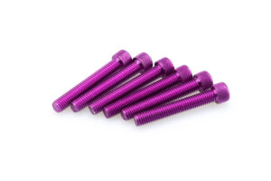 Šrouby PUIG ANODIZED 0524L fialová M8 x 50mm (6ks)