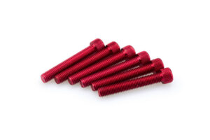 Šrouby PUIG ANODIZED 0524R červená M8 x 50mm (6ks)
