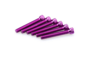 Šrouby PUIG ANODIZED 0540L fialová M8 x 55mm (6ks)