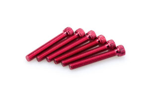 Šrouby PUIG ANODIZED 0540R červená M8 x 55mm (6ks)