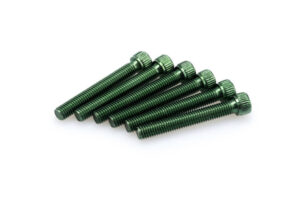 Šrouby PUIG ANODIZED 0540V zelená M8 x 55mm (6ks)