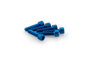 Šrouby PUIG ANODIZED 0544A modrá M6 x 25mm (6ks)