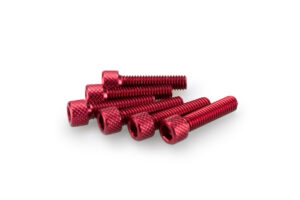 Šrouby PUIG ANODIZED 0544R červená M6 x 25mm (6ks)