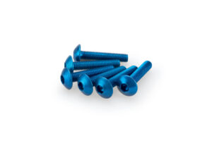 Šrouby PUIG ANODIZED 0610A modrá M5 x 25mm (6ks)