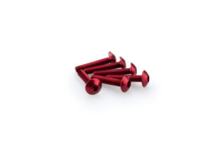 Šrouby PUIG ANODIZED 0610R červená M5 x 25mm (6ks)