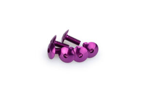 Šrouby PUIG ANODIZED 0611L fialová M6 x 15mm (6ks)