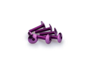 Šrouby PUIG ANODIZED 0689L fialová M6 x 25mm (6ks)