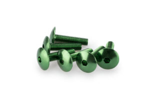 Šrouby PUIG ANODIZED 0689V zelená M6 x 25mm (6ks)