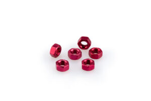 Matky PUIG ANODIZED 0763R červená M5 (6pcs)