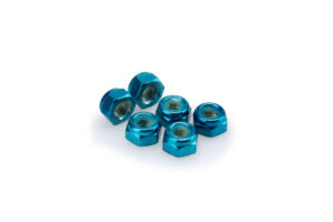 Matky PUIG ANODIZED 0832A modrá M8 (6pcs)