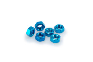Matky PUIG ANODIZED 0863A modrá M8 (6pcs)