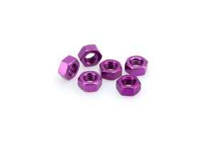 Matky PUIG ANODIZED 0863L fialová M8 (6pcs)