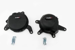 Ochranné kryty motoru PUIG 20140N černý zahrnuje pravý a levý kryt pro KTM Duke 390 2014-2015, KTM RC 390 2016-2017