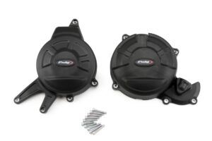 Kryty motorů PUIG Track for Championship 21500N černý pro APRILIA RS 660 (Factory) 2021-2026