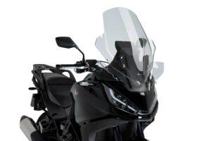 Prodloužené přední deflektory PUIG 21578H kouřová pro HONDA NT 1100 2022-2024