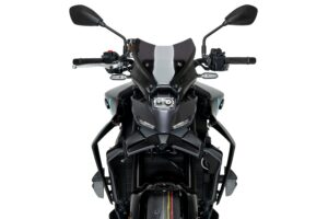Přední spoilery PUIG DOWNFORCE 22079J matná černá pro YAMAHA MT-09 850 / 890 2024-2026
