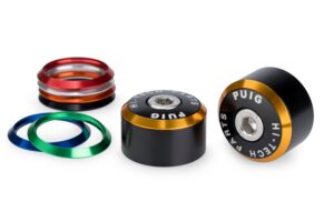 Závažíčka řidítek PUIG BALANCE 22097N černý pro BMW S 1000 RR 2025-2026, YAMAHA MT-09 850 / 890 2024-2026