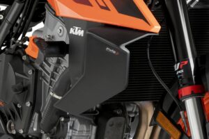 Boční spoilery PUIG DOWNFORCE 22174J matná černá pro KTM Duke 990 2024-2025