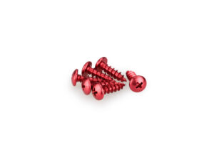 Šrouby PUIG ANODIZED 2542R červená M6 x 20mm (6ks)