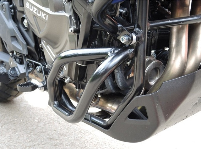 Ochranné rámy motoru RDMOTO CF194KD černá spodní rámy pro SUZUKI DL 800 V-STROM 2022-2024