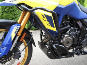 Ochranné rámy motoru RDMOTO CF196KD černá spodní+horní rámy pro SUZUKI DL 800 V-STROM 2022-2024