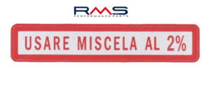 Štítek RMS 142720470 malý "Miscela 2%"
