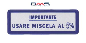 Štítek RMS 142720490 velký "Miscela 5%"