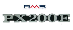 Emblém RMS 142720680 na boční panel pro PIAGGIO/VESPA PX 200 1979-2003