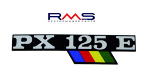 Emblém RMS 142720710 na boční panel pro PIAGGIO/VESPA PX 125 1981-2008