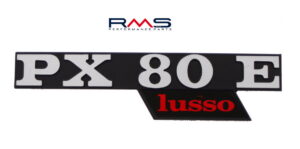 Emblém RMS 142721130 na boční panel pro PIAGGIO/VESPA PX 80 1981-1996