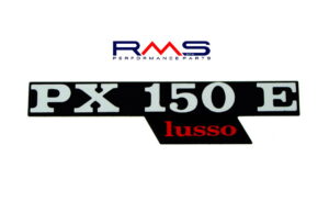 Emblém RMS 142721150 na boční panel pro PIAGGIO/VESPA PX 150 1979-1991, PIAGGIO/VESPA PX 200 1979-2003