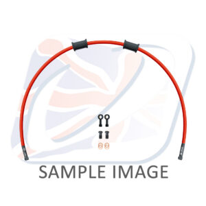 Hadice zadní brzdy Venhill POWERHOSEPLUS HON-6004RB-RD (1 hadice v sadě) červené hadice, černé koncovky