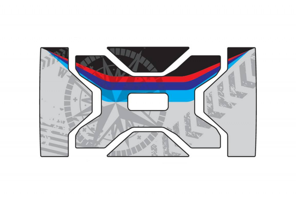 Sada lepidel PUIG 20227N černá Pro kufry BMW pro BMW R 1250 GS Adventure 2018-2023