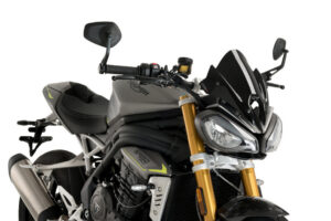 Přední sklo New Generation Sport PUIG 20795N černý pro TRIUMPH Speed Triple 1050 2021