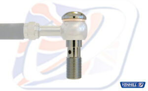 Banjo šroub Venhill POWERHOSEPLUS 210716DC 7/16"x24TPI (HARLEY) chrom