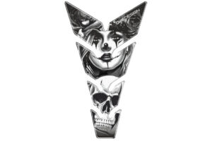 Tankpad PUIG SKULL & POKER 21435N černý