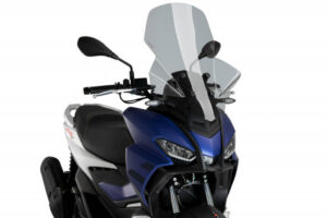 Plexi štít PUIG V-TECH LINE TOURING 21482F tmavá kouřová pro APRILIA SR 125 GT 2022-2026, APRILIA SR 200 GT 2022-2026