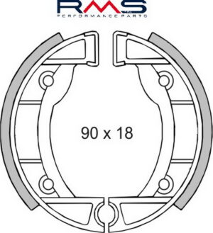 Brzdové čelisti RMS 225120190 pro PIAGGIO/VESPA Ciao 50 1972-1988