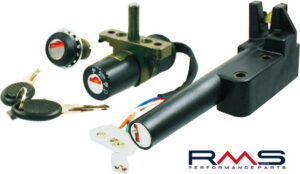 Spínací skříňka RMS 246050020 včetně sady klíčů pro APRILIA SR 50 Stealth 1997-1999, APRILIA SR 50 WWW 1997-2001