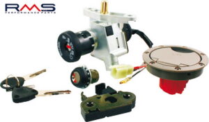 Spínací skříňka RMS 246050280 včetně sady klíčů pro YAMAHA YQ 50 Aerox 1997-2002