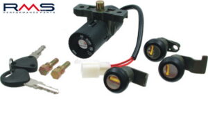 Spínací skříňka RMS 246050380 včetně sady klíčů pro HONDA FES 125 Pantheon 1998-2002, HONDA FES 150 Pantheon 1998-2002