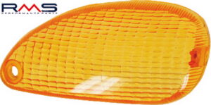 Sklo blinkru - levé zadní RMS 246470080 oranžová Homologace