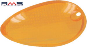 Sklo blinkru - levé přední RMS 246470100 oranžová pro PIAGGIO/VESPA Liberty 50 2T 1997-2002, PIAGGIO/VESPA Liberty 125 (<2002) 1998-2002
