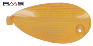 Sklo blinkru - levé zadní RMS 246470120 oranžová Homologace pro PIAGGIO/VESPA Liberty 50 2T 1997-2002, PIAGGIO/VESPA Liberty 125 (<2002) 1998-2002