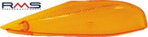 Sklo blinkru - pravé přední RMS 246470220 oranžová Homologace pro YAMAHA CW 50 BWS 1999-2000, YAMAHA CW 50 BWS 1999-2003