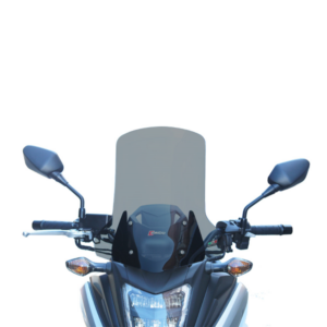 Plexi štít Faco 267008290 kouřová 500x385 pro HONDA NC 750 X / XD 2016-2019