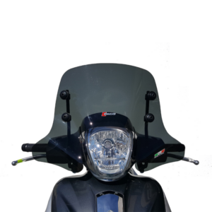 Plexi štít Faco 267008327 kouřová 395x560 pro PIAGGIO/VESPA Medley 125 / S  2016-2018, PIAGGIO/VESPA Medley 150 2016-2020